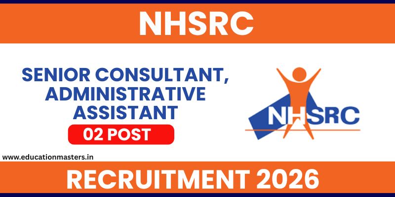 NHSRC Recruitment 2026 